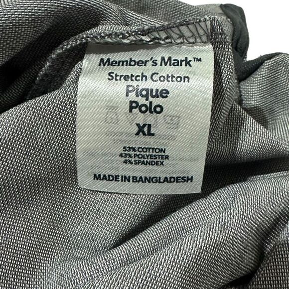 NWT Member’s Mark Men’s Stretch Cotton Pique Polo - Picture 8 of 8